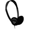 Maxell HP-100 Lightweight Stereo Headphones - Black -Electronics Store 111670