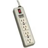 Tripp Lite Waber Industrial 4 Outlet Power Strip Lighted On/Off Switch 4SPDX