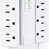 CyberPower Essential 6-Outlet Surge Suppressor W/ Wall Tap Plug & Swivel Outputs -Electronics Store 216898
