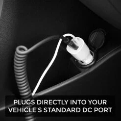 SmartSeries 2.1A Car Charger With USB Port And 30-Pin Charging Cable -Electronics Store 304412D