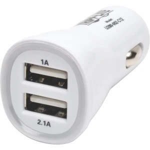 Tripp Lite Dual USB Tablet / Phone Car Charger, 5V 3.1A / 15.5W 3 Tripp Lite Dual USB Tablet / Phone Car Charger, 5V 3.1A / 15.5W