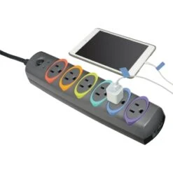 Kensington K62147NA 7 Feet 6 Outlets 945 Joules Standard Surge Protector