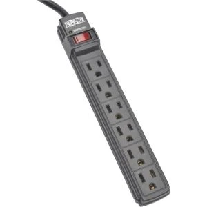 Tripp Lite Power It! 6-Outlet Power Strip W/ 6 Ft. Cord, Black 3 Tripp Lite Power It! 6-Outlet Power Strip W/ 6 Ft. Cord, Black