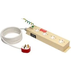 Tripp Lite UK BS-1363 International Medical-Grade Power Strip With 4 UK Outlets