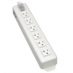 Tripp Lite Power It! 6-Outlet Power Strip With 15ft Cord - Metal Housing