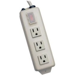 Tripp Lite Power It! 3-Outlet Power Strip W/ 6ft. Cord