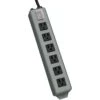 Tripp Lite Waber 6-Outlet Industrial Power Strip, Locking Switch Cover