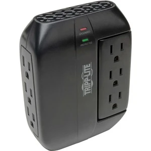 Tripp Lite Protect It! Surge Protector With 6 Rotatable Outlets, 1500 Joules 3 Tripp Lite Protect It! Surge Protector With 6 Rotatable Outlets, 1500 Joules