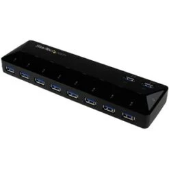 StarTech 10-Port USB 3.0 Hub With Charge And Sync Ports - 2 X 1.5A Ports