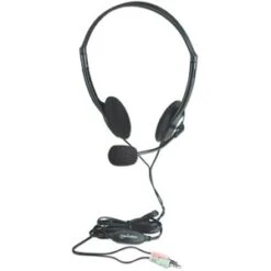 Manhattan Stereo Headset With Microphone And In-Line Volume Control 164429