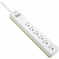 APC PE66W Essential 6-Outlet SurgeArrest W/ 6 Foot Cord, White