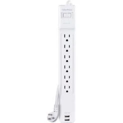 CyberPower CSP606U42A Professional 6 Outlet Surge With 900 J