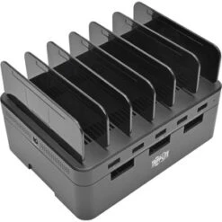 Tripp Lite 5-Port USB Charging Station With Built-In Device Storage