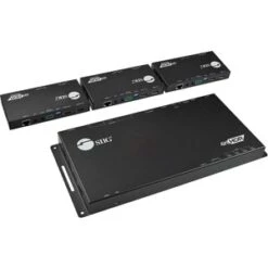 SIIG HDMI 2.0 4K HDR 1x4 Splitter HDBaseT Extender With Auto-scaling CEH24N11S1