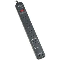 Tripp Lite TAA-Compliant Protect It! 6-Outlet Surge Protector W/ 2 USB Ports