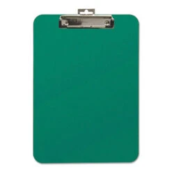 Mobile OPS Unbreakable Recycled Clipboard 1/4" Capacity 9 X 12 1/2 Green 61626