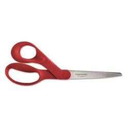 Fiskars 8" Our Finest Left-Hand Scissors Red Offset Handle 1945001008