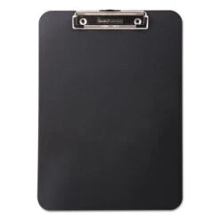 Mobile OPS Unbreakable Recycled Clipboard 0.5" 8.5 X 11 Sheets Black 61624