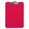 Mobile OPS Unbreakable Recycled Clipboard 0.25" 8.5 X 11 Sheets Red 61622 -Electronics Store 614832