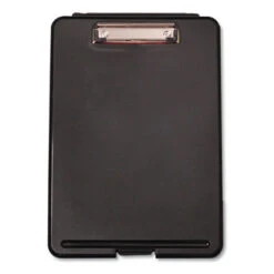 Universal Storage Clipboard Holds 8.5 X 11 Sheets Black UNV40318