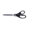 Universal Stainless Steel Office Scissors 7" Black Straight Handle UNV92008
