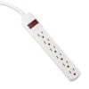 Innovera IVR73306 6ft 6-Outlet Power Strip, Ivory 2 Innovera IVR73306 6ft 6-Outlet Power Strip, Ivory -Electronics Store 621143