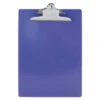 Recycled Plastic Clipboard With Ruler Edge 1" Clip Capacity Holds 8.5 X 11 Sheets Purple 21606 -Electronics Store 632655