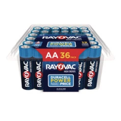 Rayovac High Energy Premium Alkaline AA Batteries 36/Pack 81536PPK