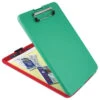 SlimMate Show2Know Safety Organizer 0.5" Clip Capacity Holds 8.5 X 11 Sheets Red/Green 00580