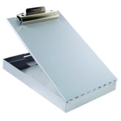 Redi-Rite Aluminum Storage Clipboard 1" Clip Capacity Holds 8.5 X 11 Sheets Silver 11017
