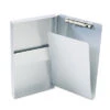 Snapak Aluminum Side-Open Forms Folder 0.38" Clip Capacity Holds 5 X 9 Sheets Silver 10507 -Electronics Store 632922