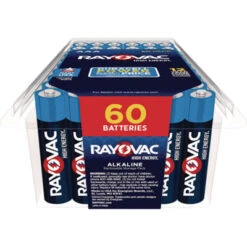 Rayovac Alkaline AAA Batteries 60/Pack 82460PPK