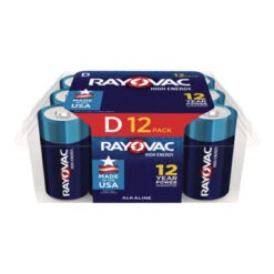 Rayovac Alkaline D Batteries 12/Pack 81312PPK