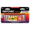 Rayovac Fusion Advanced Alkaline AA Batteries 16/Pack 81516LTFUSK
