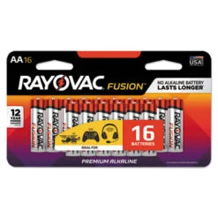 Rayovac Fusion Advanced Alkaline AA Batteries 16/Pack 81516LTFUSK