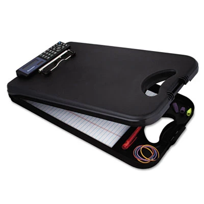 DeskMate II With Calculator 0.5" Clip Capacity Holds 8.5 X 11 Sheets Black 00534 3 DeskMate II With Calculator 0.5" Clip Capacity Holds 8.5 X 11 Sheets Black 00534