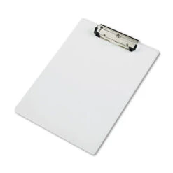 Acrylic Clipboard 0.5" Clip Capacity Holds 8.5 X 11 Sheets Clear 21565