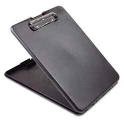 SlimMate Storage Clipboard 0.5" Clip Capacity Holds 8.5 X 11 Sheets Black 00558