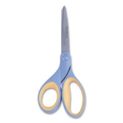Westcott Titanium Bonded Scissors 8" Gray/Yellow Straight Handle 15917