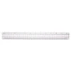 Westcott 12" Magnifying Ruler Standard/Metric Plastic Clear 15571 -Electronics Store 637391