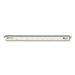 Chartpak Adjustable Triangular Scale Aluminum Architects Ruler 12" Silver 238