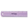 Westcott 12" Jewel Colored Ruler Standard/Metric Plastic 12975