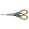 Westcott Non-Stick Titanium Bonded Scissors 7" Gray/Yellow Straight Handle 14851