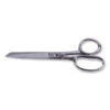 Hot Forged Carbon Steel Shears 8" Long 3.88" Cut Length Straight Nickel Handle 10257