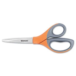 Westcott Elite Series Stainless Steel Shears 8" Orange Straight Handle 41318