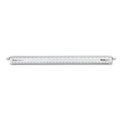 Chartpak Adjustable Triangular Scale Aluminum Engineers Ruler 12" Silver 240