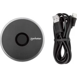 Manhattan Smartphone Wireless Charging Pad QI Certified 10W Black 102186