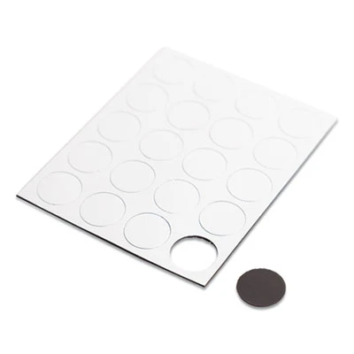 Heavy-Duty Board Magnets Circles White 0.75" Diameter 20/Pack 5147U0024 3 Heavy-Duty Board Magnets Circles White 0.75" Diameter 20/Pack 5147U0024