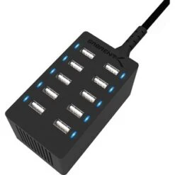 Sabrent 60 Watt 12 Amp 10-Port Desktop USB Rapid Charger AXTPCSPK40