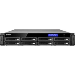 QNAP 8BAY 2U NVR 40-CH SURVEILLANCE REDUNDANT PWR INTEL CORE I3-3220